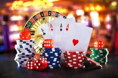 Caribbean Stud Poker table layout on megasloto live dealer studio