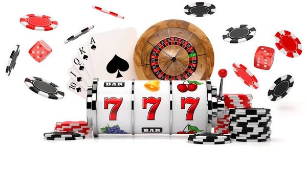 Live dealer revealing cards in Caribbean Stud Poker